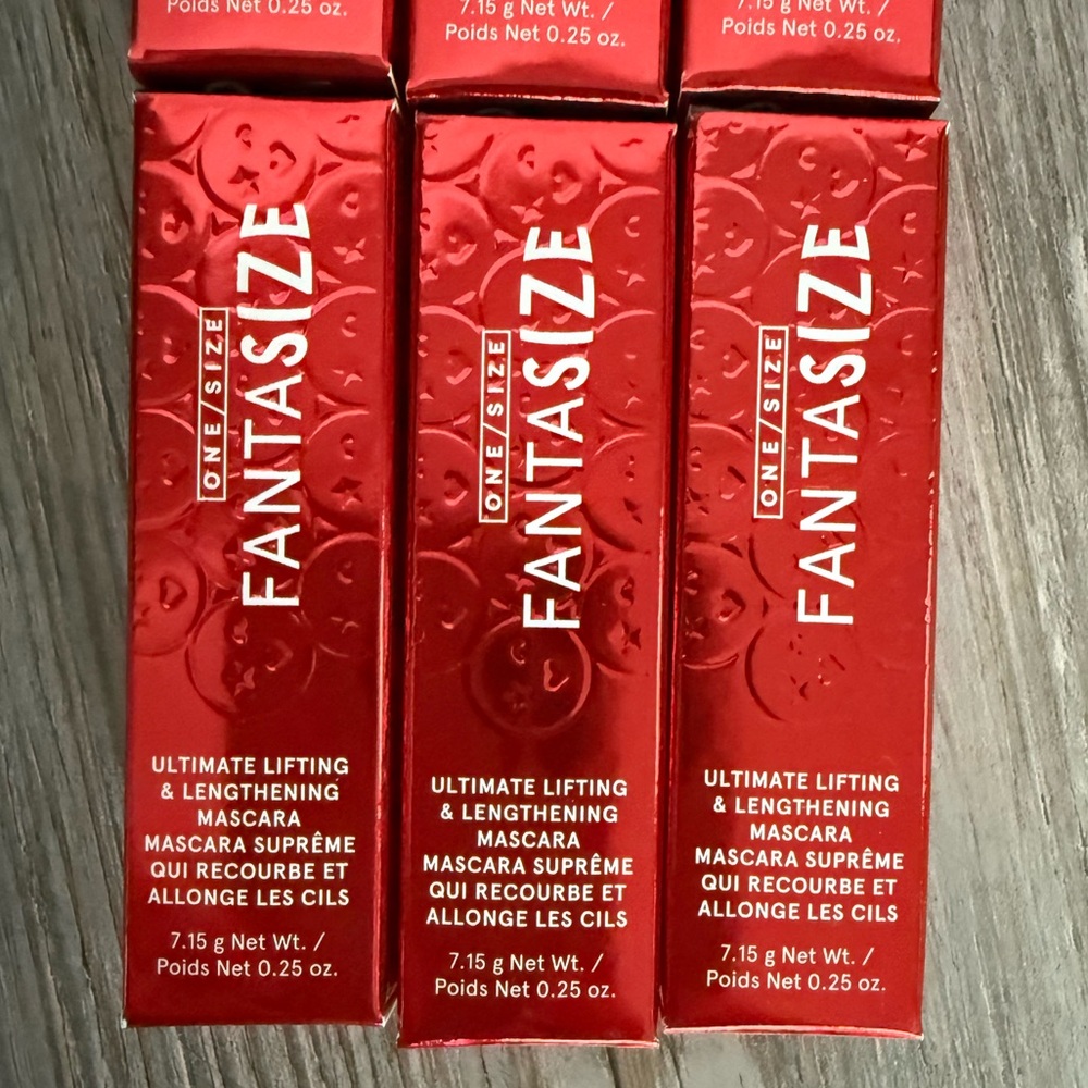 Fantasize Lifting Mascara Bodacious Black 0.25 oz Travel Size Set of Six